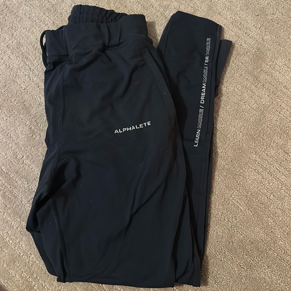 navy joggers